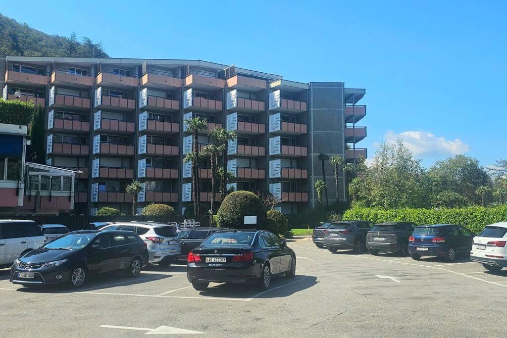 Idyllische Ferienwohnung In Bissone Exterior foto
