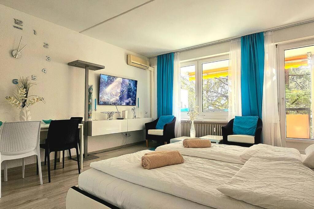 Idyllische Ferienwohnung In Bissone Exterior foto